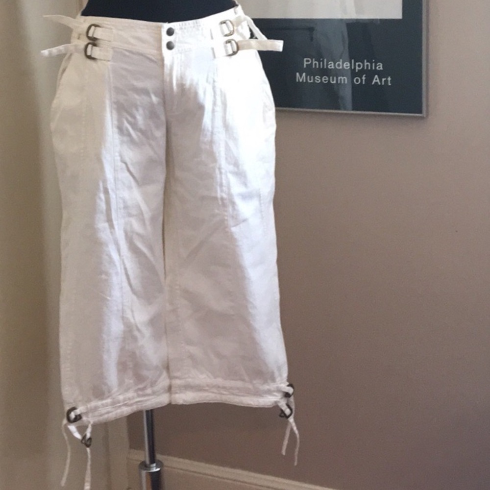 Free People Crop Pant, White